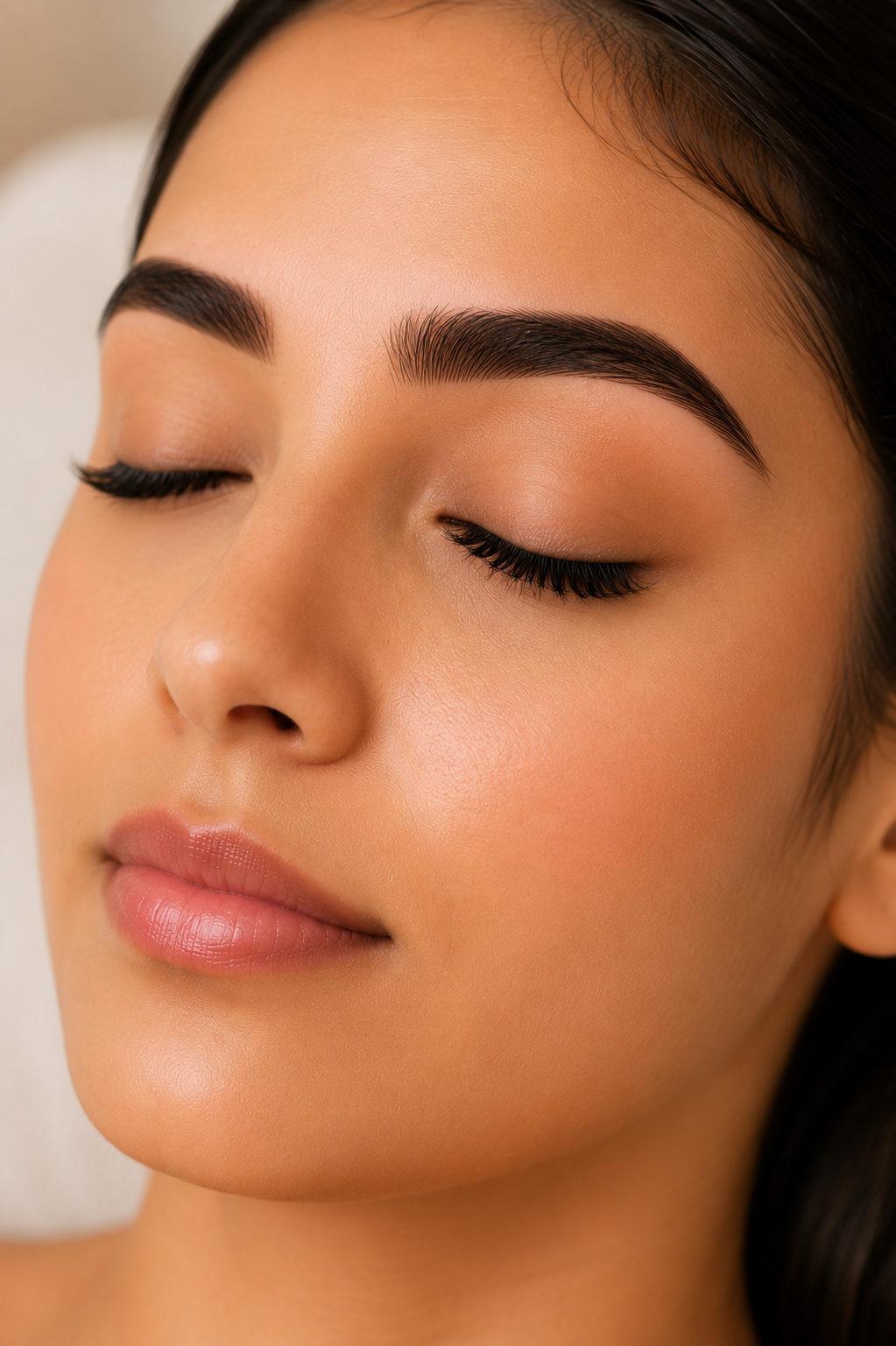 Beautifully tinted brows and lashes